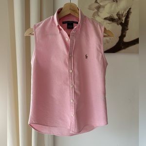 Light Pink Ralph Lauren Sport Sleeveless Top